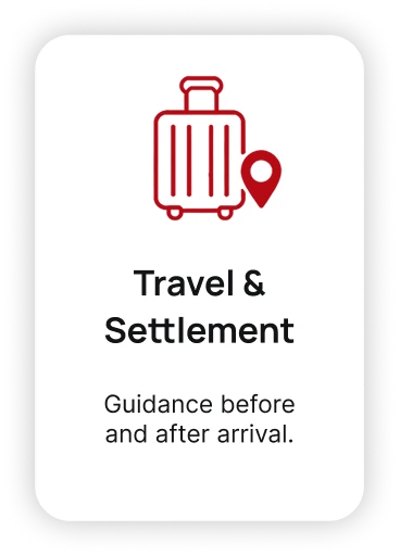 Travel and settlement