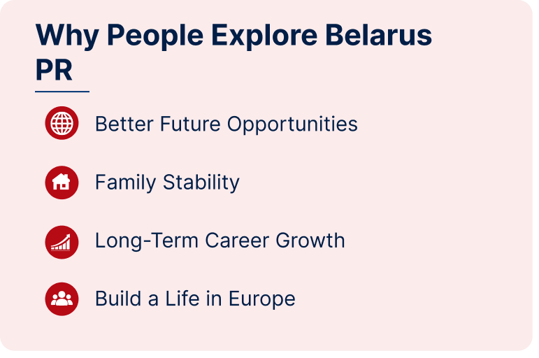 Reasons people explore PR