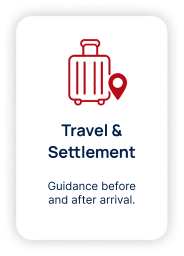 Travel and settlement