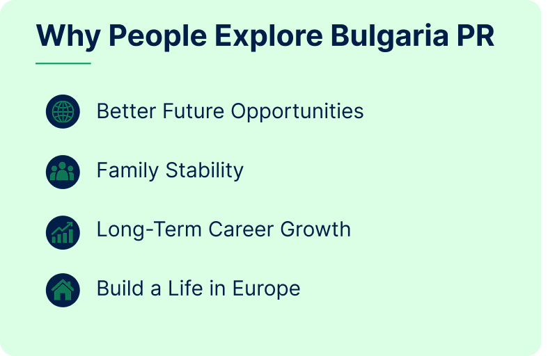Reasons people explore PR
