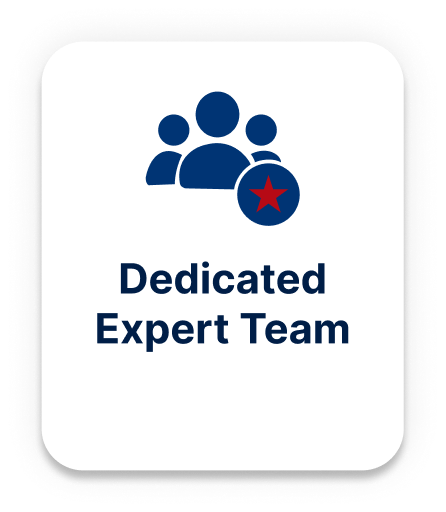 Dedicated expert team