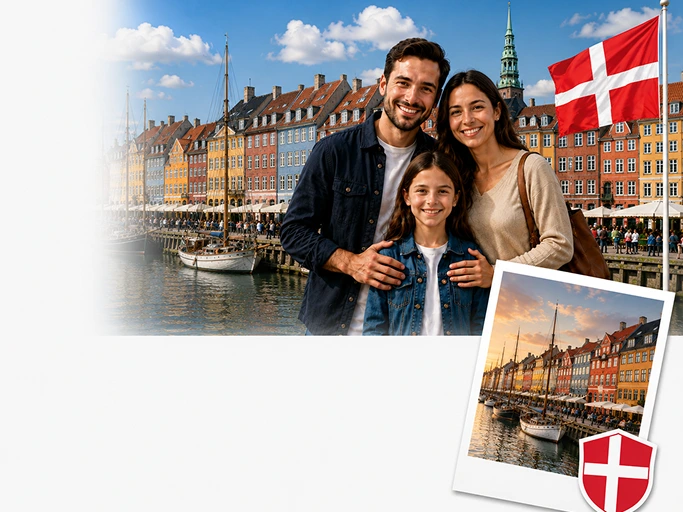 Family exploring permanent residency in in Denmark