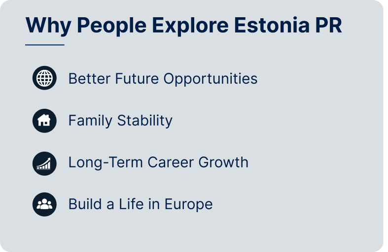 Reasons people explore PR