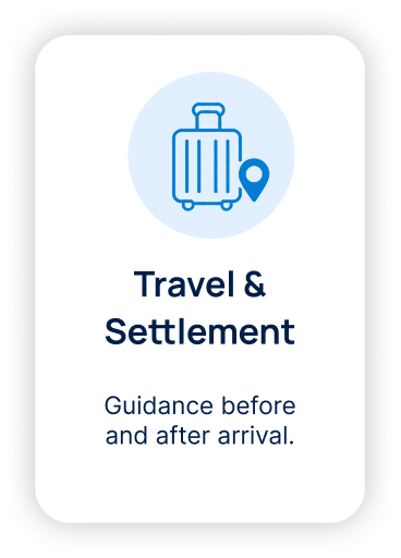 Travel and settlement