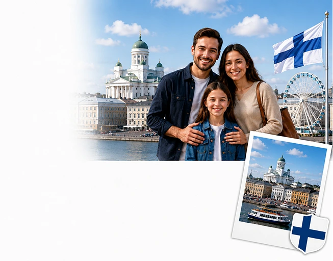 Family exploring permanent residency in in Finland
