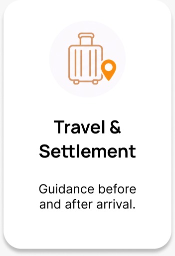 Travel and settlement