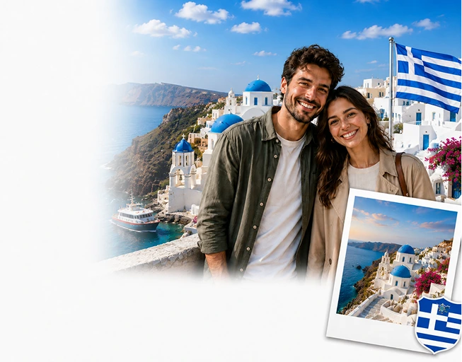Family exploring permanent residency in in Greece