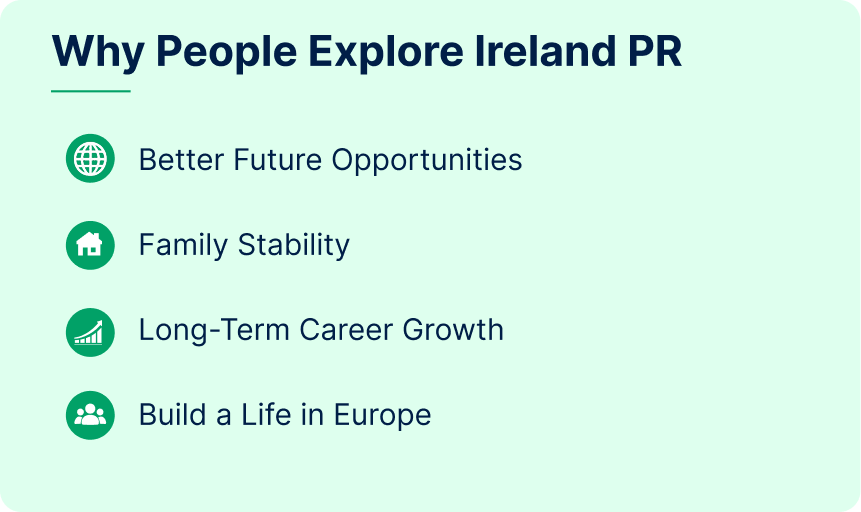 Reasons people explore PR