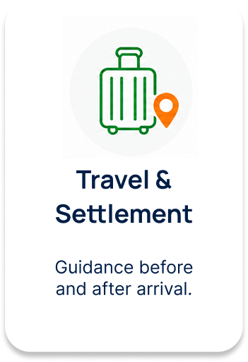 Travel and settlement