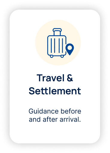 Travel and settlement