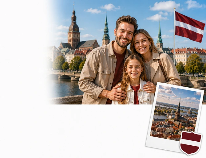 Family exploring permanent residency in in Latvia