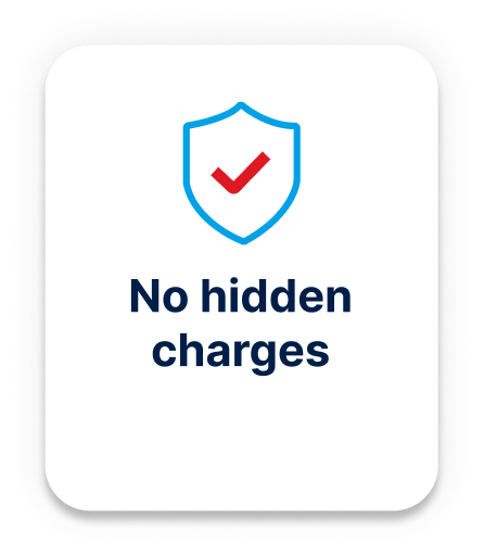 No hidden charges