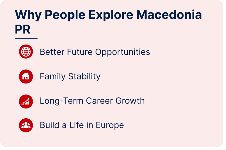 Reasons people explore PR