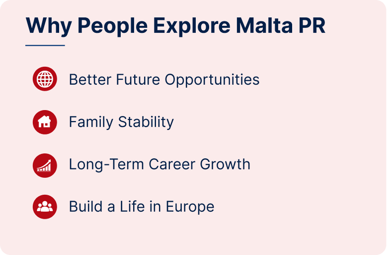 Reasons people explore PR