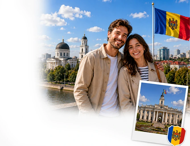 Family exploring permanent residency in in Moldova