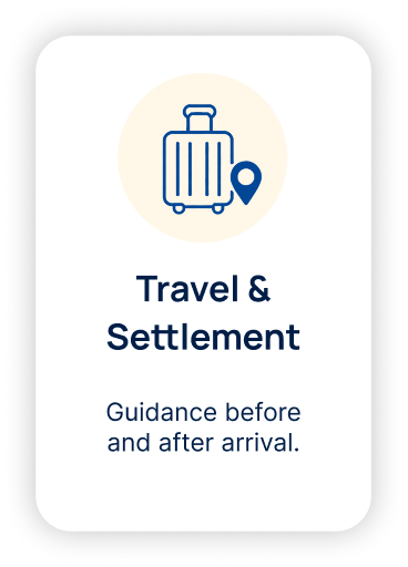 Travel and settlement
