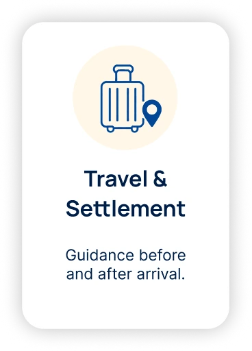 Travel and settlement