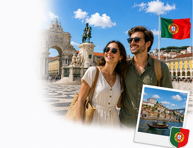Family exploring permanent residency in in Portugal