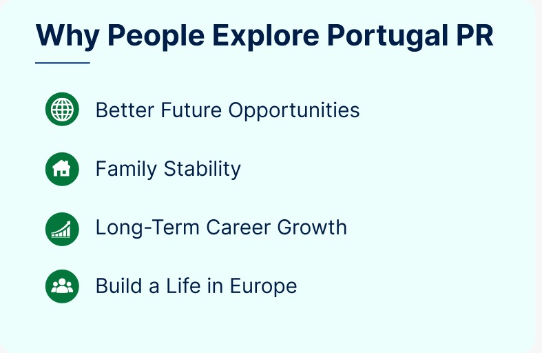 Reasons people explore PR