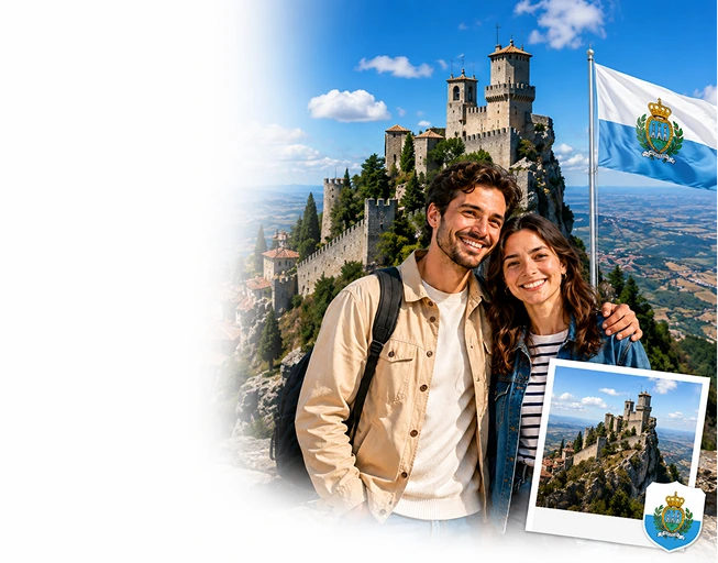 Family exploring permanent residency in in San Marino