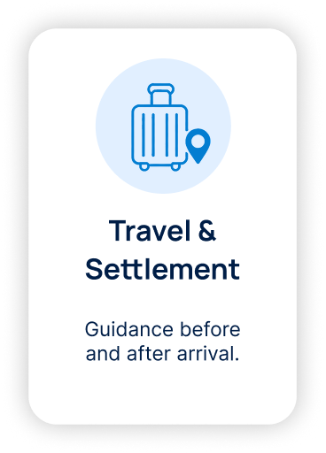 Travel and settlement