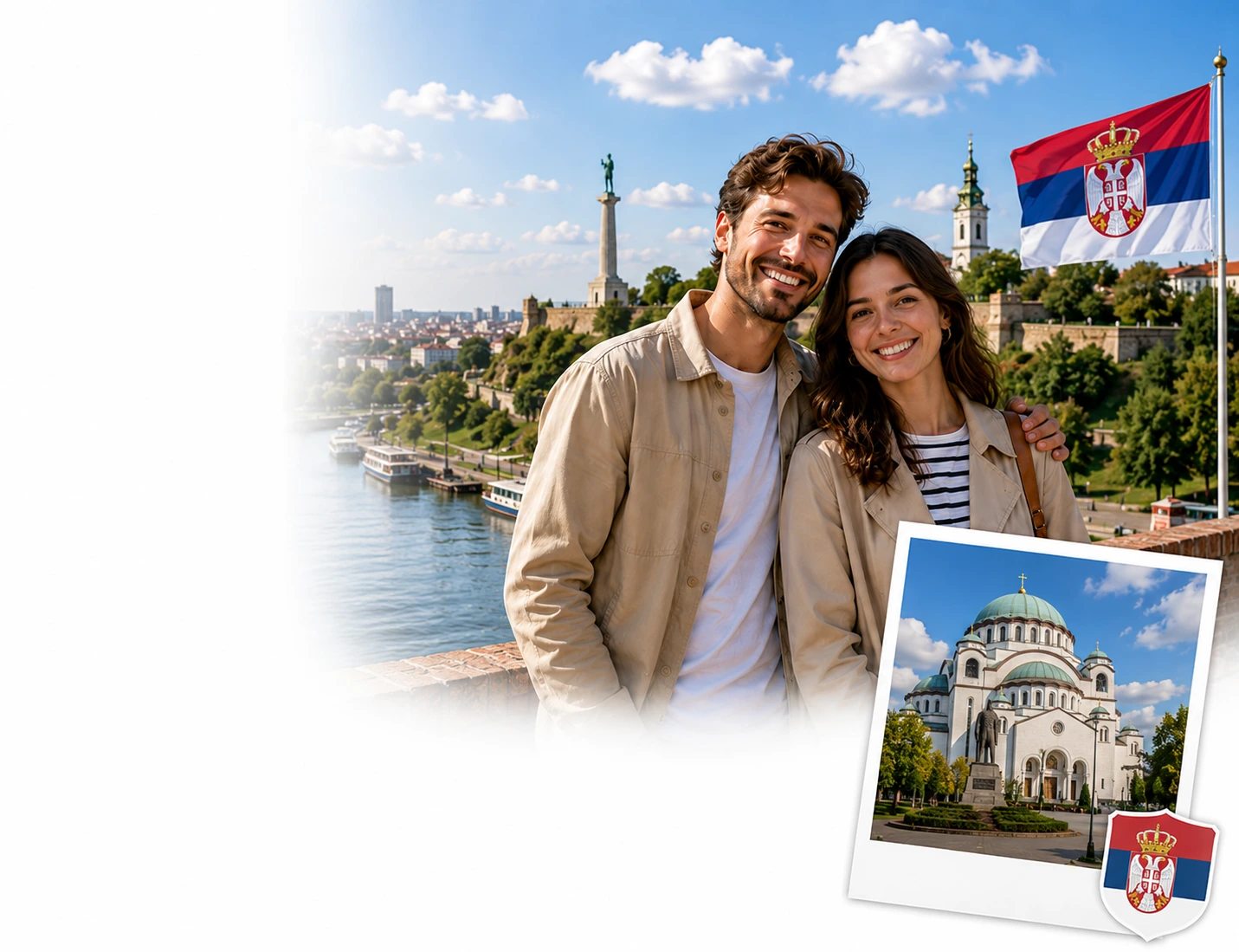 Family exploring permanent residency in in Serbia