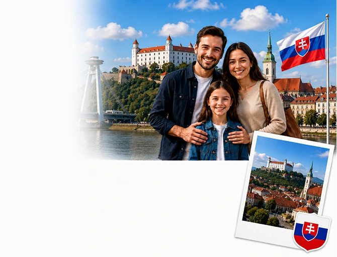 Family exploring permanent residency in in Slovakia