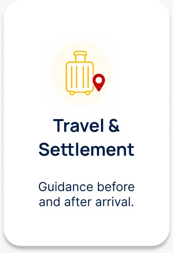 Travel and settlement