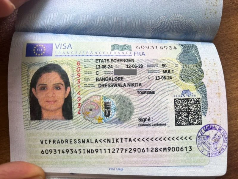 Approved visa copy
