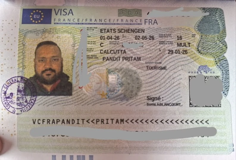 Approved visa copy