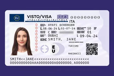 Approved visa copy