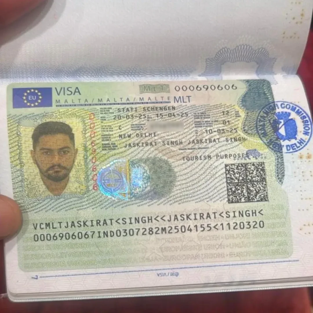 Approved visa copy