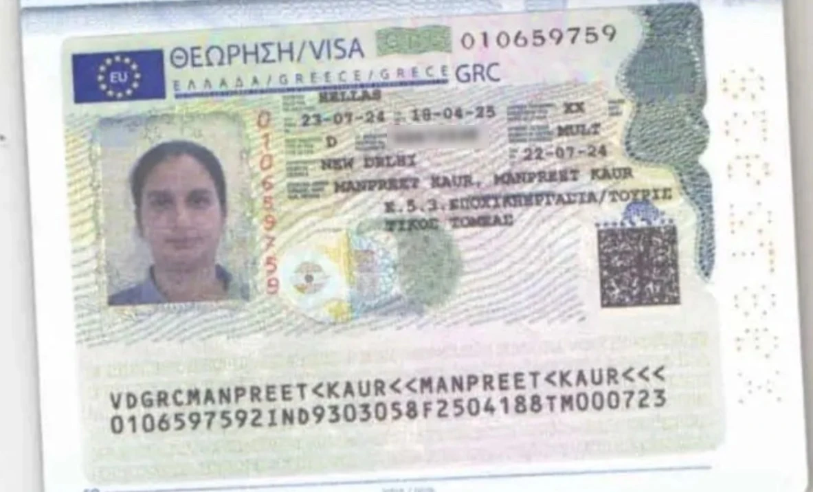 Approved visa copy