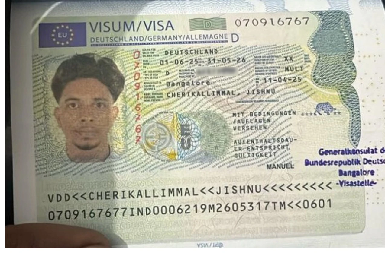Approved visa copy