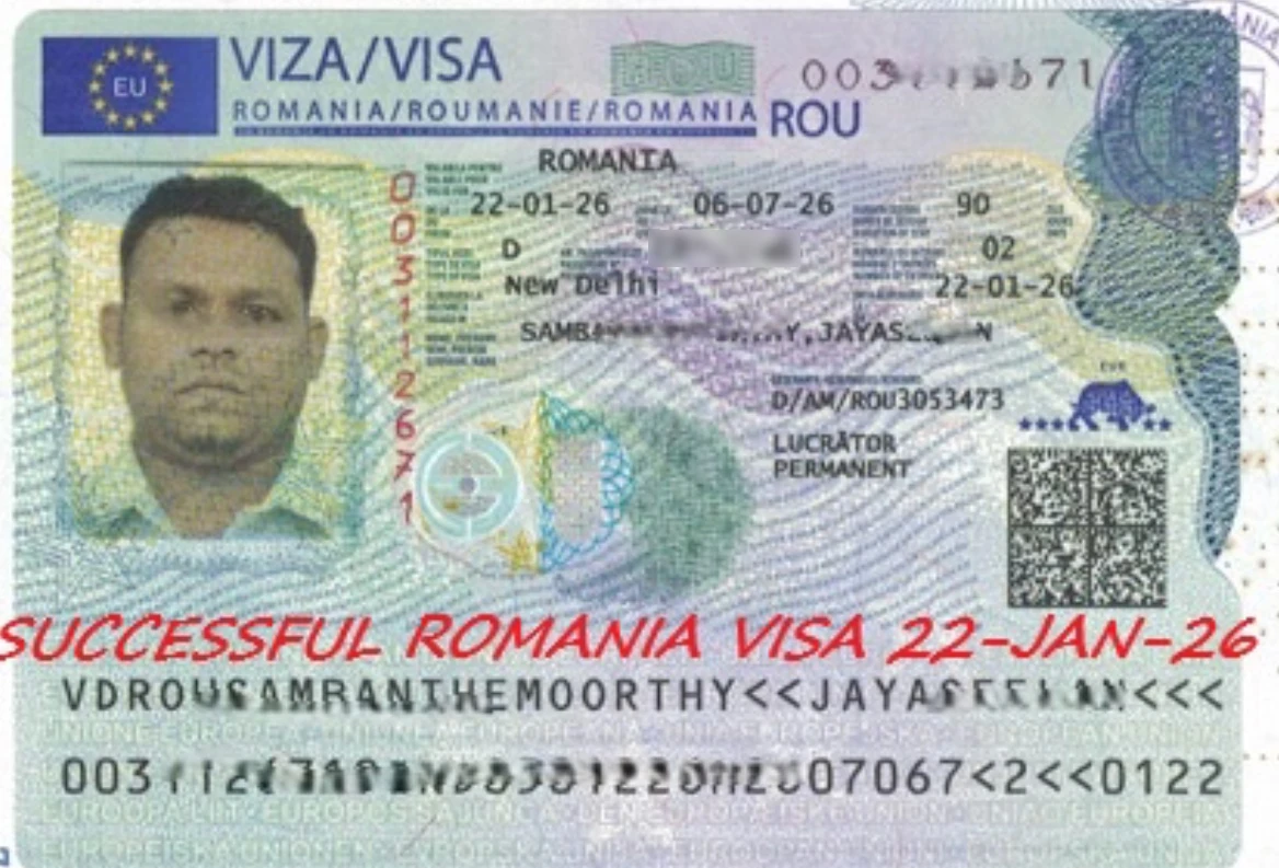 Approved visa copy